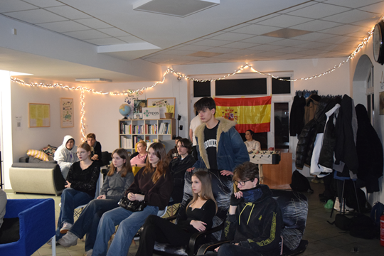 A taste of Spain in Kwidzyn: kicking off the cultural session at Akwedukt!  